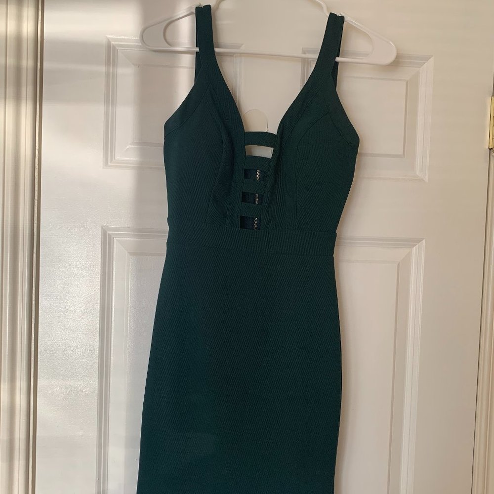Fitted Green Dress